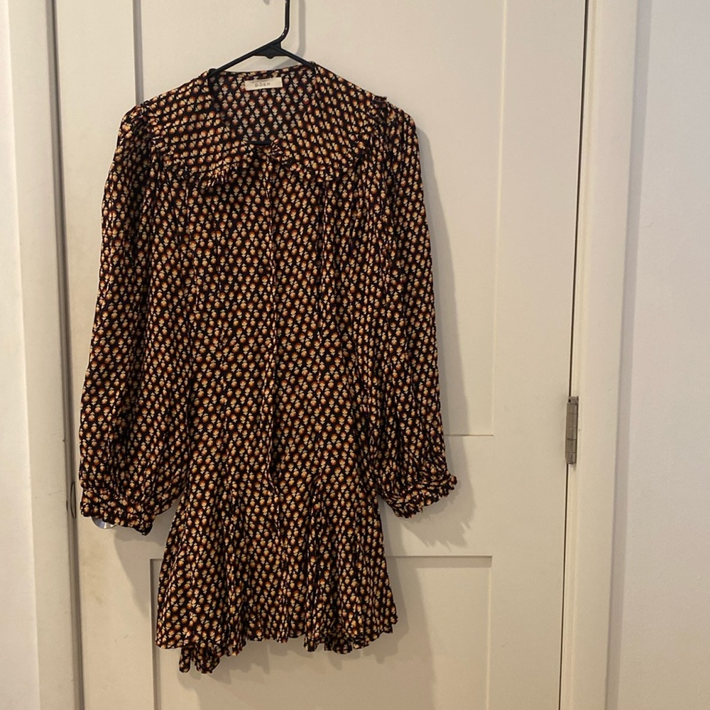 Black Doen Flowy Mini Dress